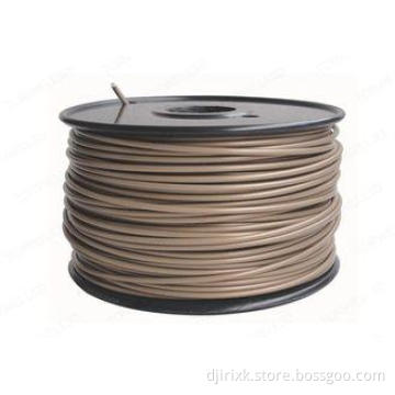ABS Round 3MM Filament 3D Printer Consumables , Gold Plasti
